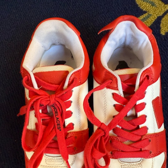 Off-White Out of Office White Red Sneakers - Picture 7 of 11